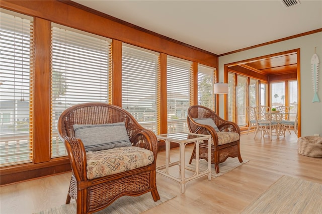 sunroom featuring a healthy amount of sunlight