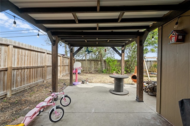 view of patio