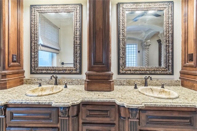 6522 Miranda Dr, Corpus Christi, TX 78414 - full bathroom featuring double vanity