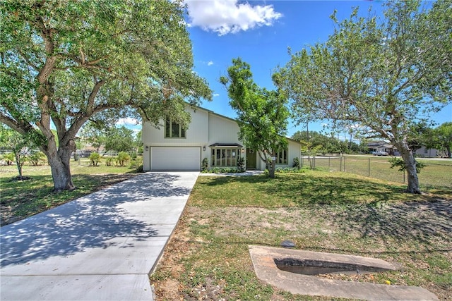 2322 Violet, Corpus Christi, TX 78410 - view of front of home with driveway and a garage
