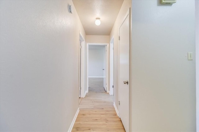 4113 Sierra St, Corpus Christi, TX 78410 - corridor with baseboards and light wood-type flooring