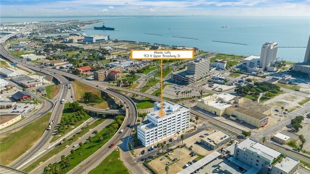 901 N Upper Broadway St Unit 206, Corpus Christi, TX 78401 - view of urban area with a highway and a large body of water