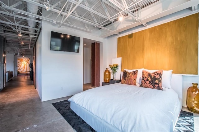 901 N Upper Broadway St Unit 206, Corpus Christi, TX 78401 - bedroom featuring finished concrete flooring