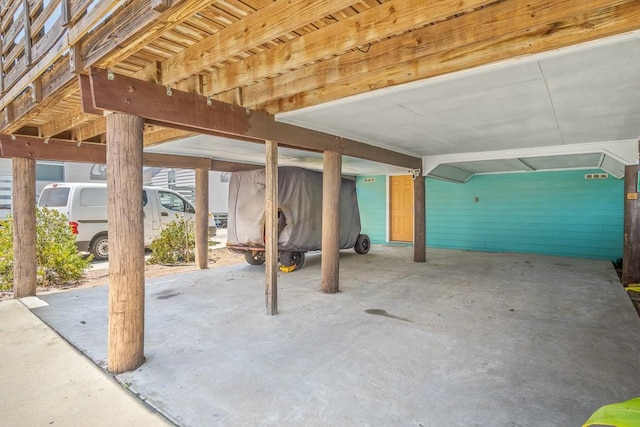 1030 Tenth St S, Port Aransas, TX 78373 - view of patio / terrace with a carport