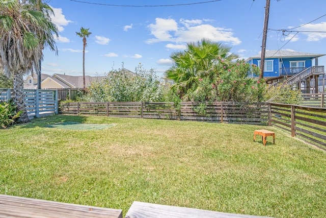 1030 Tenth St S, Port Aransas, TX 78373 - view of yard