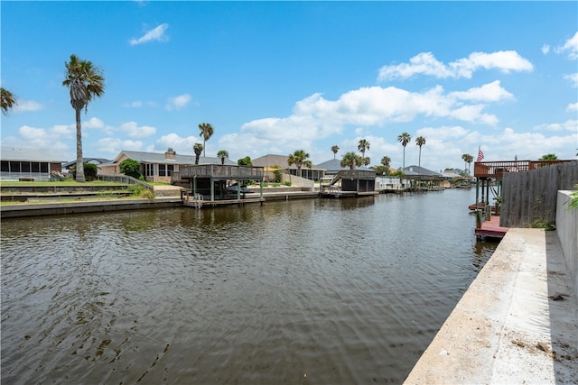 15501 Cruiser St Unit A, Corpus Christi, TX 78418 - dock featuring a water view and a residential view