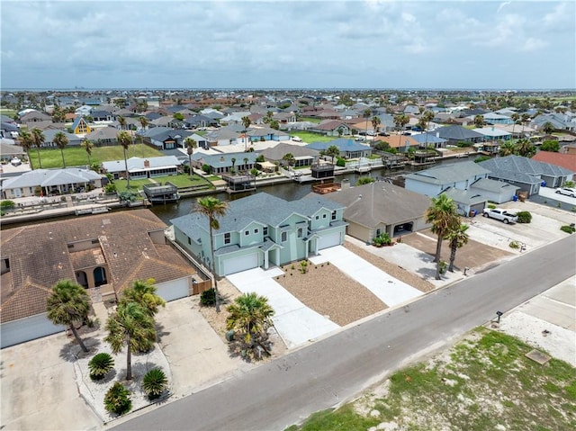 15501 Cruiser St Unit A, Corpus Christi, TX 78418 - aerial perspective of suburban area with a large body of water