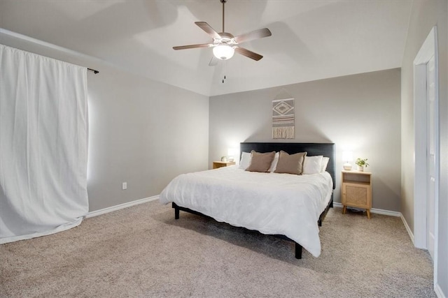 6753 Mikayla St, Corpus Christi, TX 78413 - bedroom with carpet and a ceiling fan