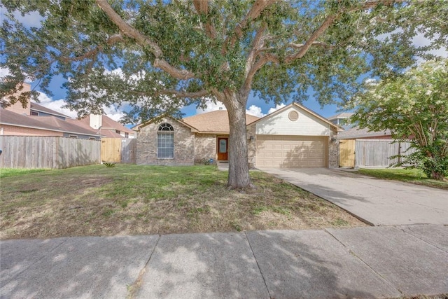 7313 Prairie Dr, Corpus Christi, TX 78413 - ranch-style home featuring a garage and concrete driveway