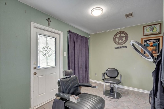 7313 Prairie Dr, Corpus Christi, TX 78413 - living area with light tile patterned flooring