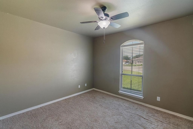6901 Ridgeline Ct, Corpus Christi, TX 78413 - carpeted spare room featuring a ceiling fan and baseboards