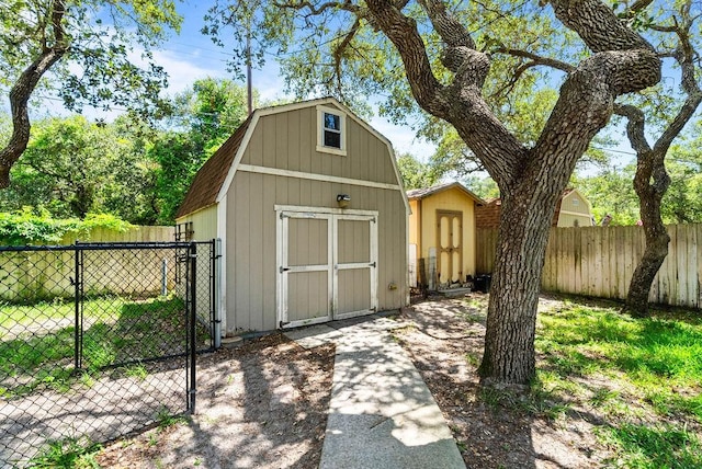 116 Greenway Ln, Rockport, TX 78382 - view of shed featuring a gate