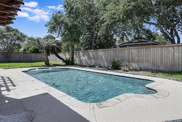 6046 Tarafaya Dr, Corpus Christi, TX 78414 - view of pool with a fenced backyard and a patio