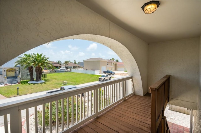 109 Tarpon Ct, Aransas Pass, TX 78336 - deck featuring a yard