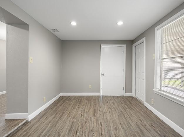 6022 Norvel Dr, Corpus Christi, TX 78412 - entryway featuring wood finished floors and recessed lighting