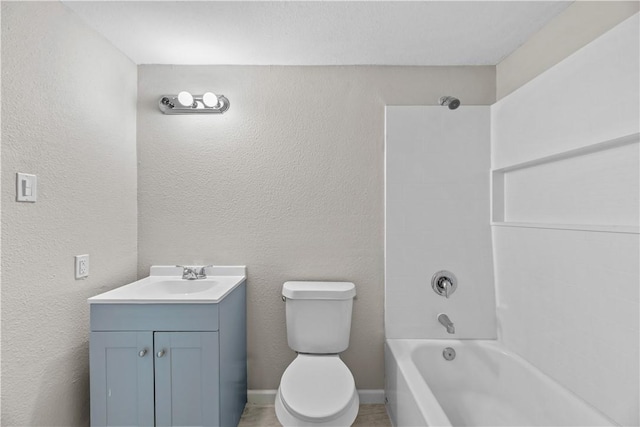 5611 Nelson, Corpus Christi, TX 78411 - full bathroom with vanity, tub / shower combination, and a textured wall