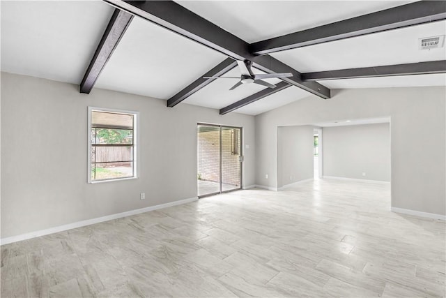 5611 Nelson, Corpus Christi, TX 78411 - unfurnished room with ceiling fan and baseboards