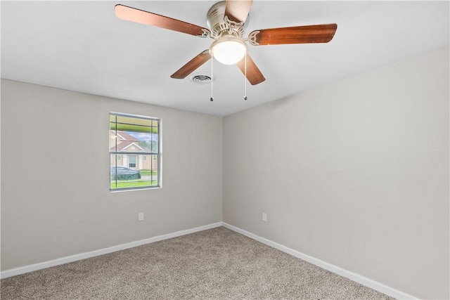 5611 Nelson, Corpus Christi, TX 78411 - empty room with carpet floors and ceiling fan
