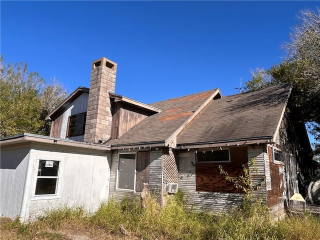 view of rear view of property