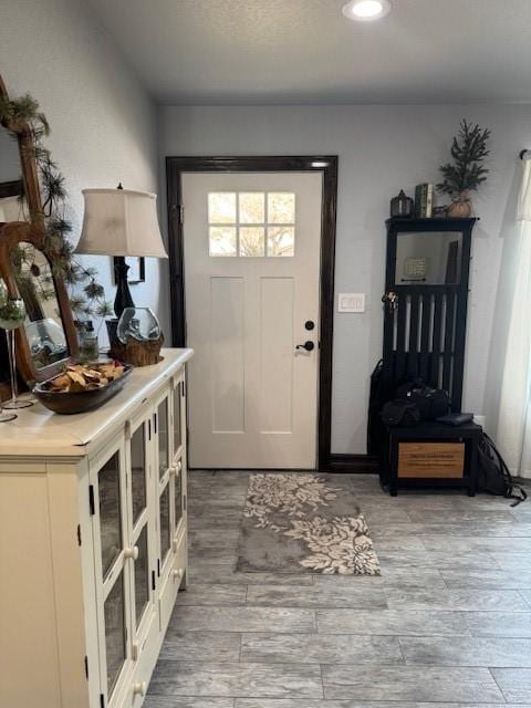 2545 Poinsetta Pl, Ingleside, TX 78362 - entrance foyer with recessed lighting and light wood-type flooring