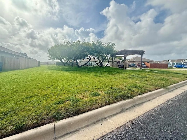 7305 Russ, Corpus Christi, TX 78414 - view of yard featuring a pergola