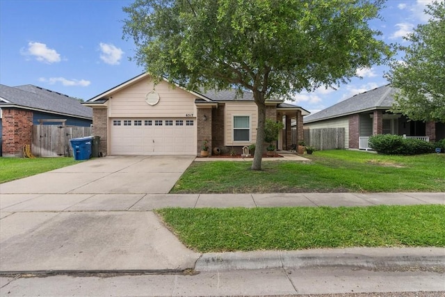 6517 Marblewing Dr, Corpus Christi, TX 78414 - single story home with brick siding, a garage, and driveway