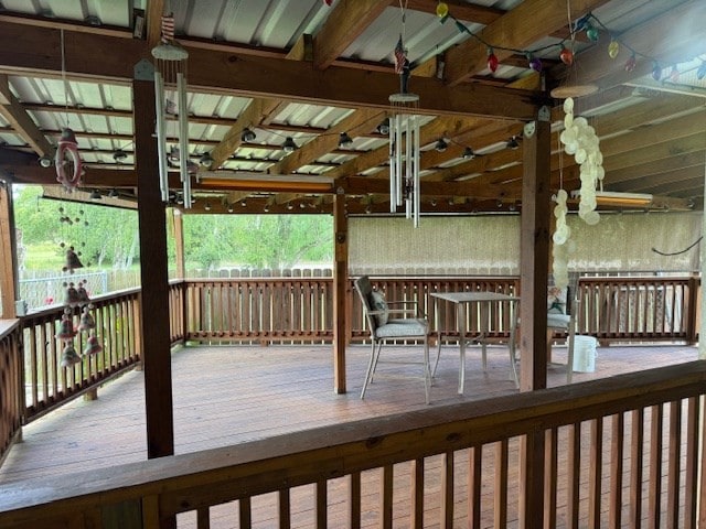 1002 Blue Crest Ln, Beeville, TX 78102 - view of wooden deck