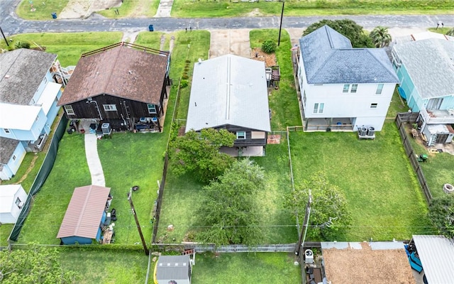 aerial perspective of suburban area
