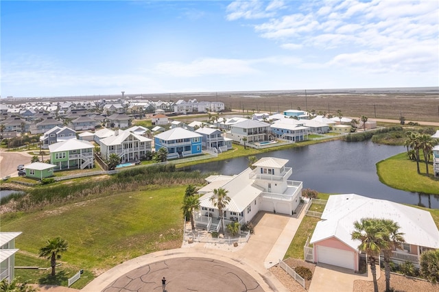 4820 Sanibel Ln, Port Aransas, TX 78373 - drone / aerial view with a residential view and a water view