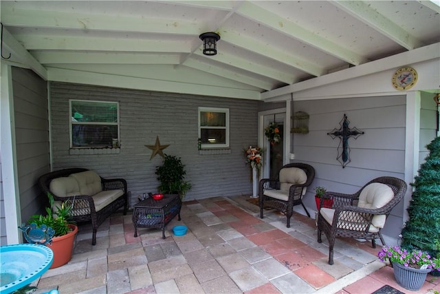 905 E Randall St, Beeville, TX 78102 - view of patio with an outdoor living space