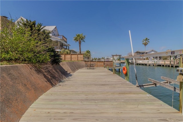 122 Palm Dr, Rockport, TX 78382 - dock area featuring a water view
