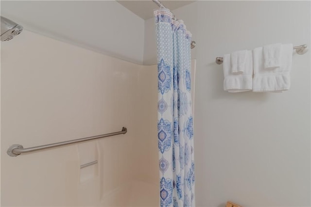 122 Palm Dr, Rockport, TX 78382 - full bathroom with curtained shower