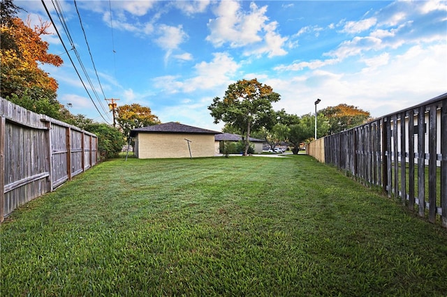 view of yard