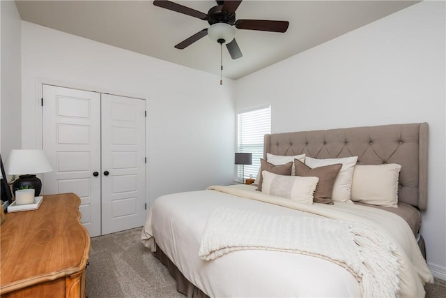 14933 Lake Mead, Robstown, TX 78380 - carpeted bedroom with a closet and ceiling fan