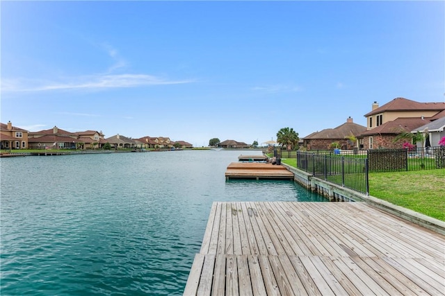 14933 Lake Mead, Robstown, TX 78380 - dock featuring a residential view and a water view