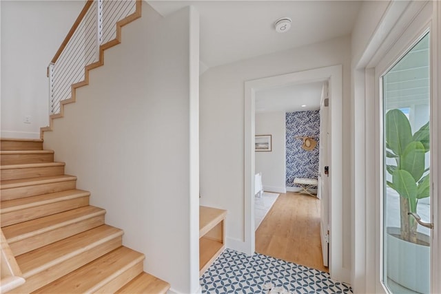 416 E Ave C Ave, Port Aransas, TX 78373 - stairs with baseboards