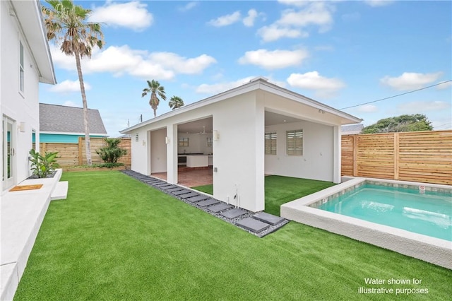 416 E Ave C Ave, Port Aransas, TX 78373 - back of house featuring stucco siding
