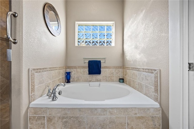 bathroom featuring a bathing tub