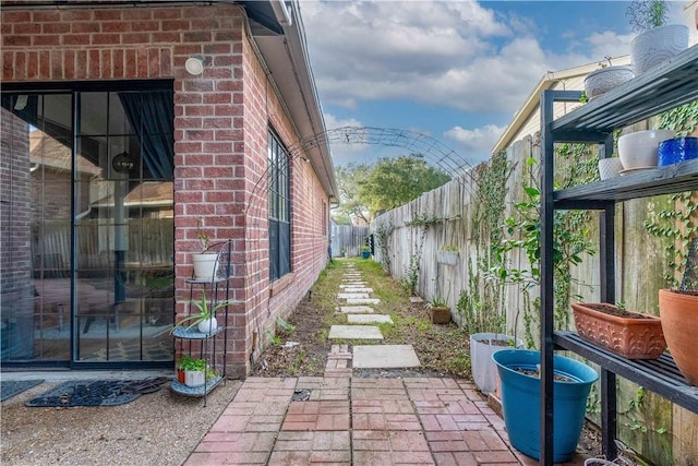 exterior space with a patio area