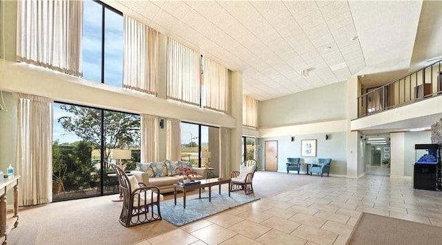 1400 Ocean Dr Unit 503-C, Corpus Christi, TX 78404 - lobby with a high ceiling