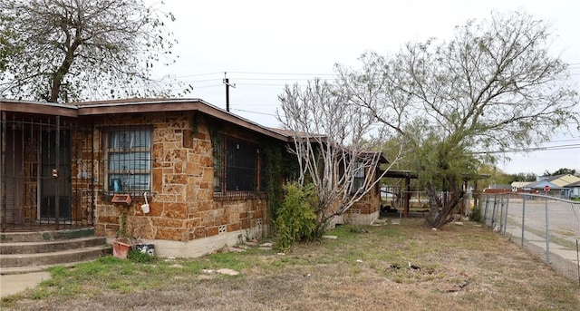 view of side of home