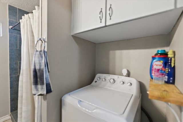 4622 Bluebelle Ln, Corpus Christi, TX 78416 - laundry room featuring washer / dryer and cabinet space