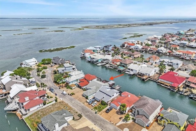 13530 Royal Fifth Ct, Corpus Christi, TX 78418 - aerial view of residential area with a large body of water
