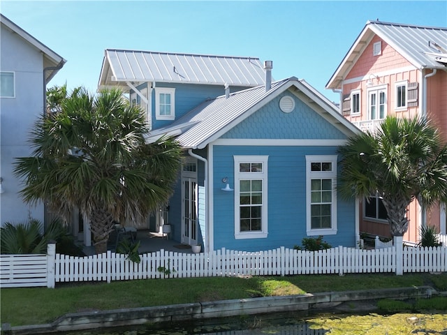 exterior space with a yard