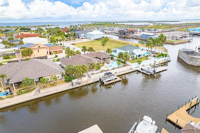 122 Bay Ct, Aransas Pass, TX 78336 - drone / aerial view of a large body of water