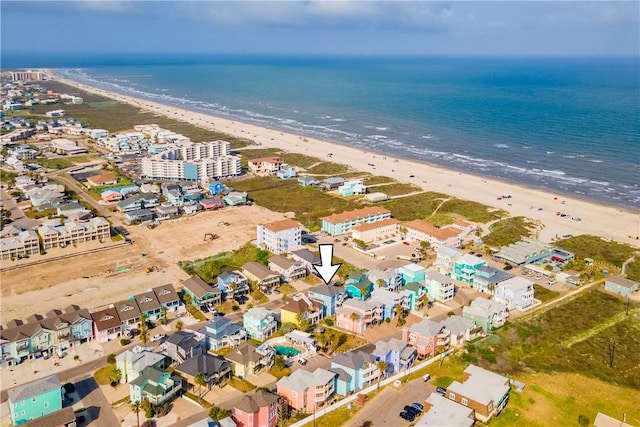 678 Anchor Dr, Port Aransas, TX 78373 - aerial overview of property's location with expansive coastline