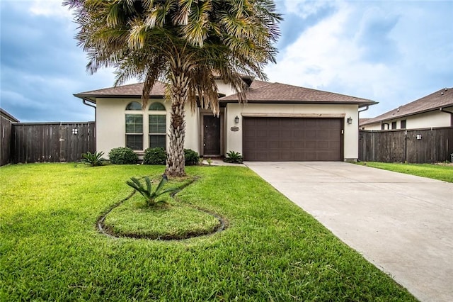 8022 Calgary Dr, Corpus Christi, TX 78414 - single story home featuring stucco siding, a garage, and driveway