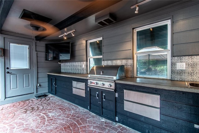261 Louisiana Ave, Corpus Christi, TX 78404 - view of patio with a grill and exterior kitchen