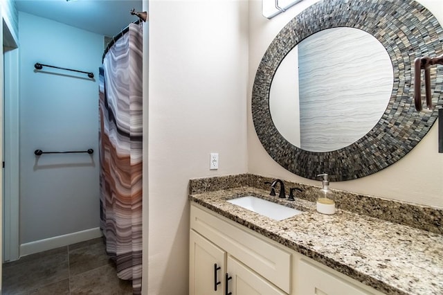 261 Louisiana Ave, Corpus Christi, TX 78404 - bathroom featuring vanity and tile patterned flooring