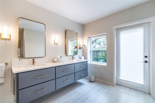 261 Louisiana Ave, Corpus Christi, TX 78404 - full bath featuring double vanity and baseboards